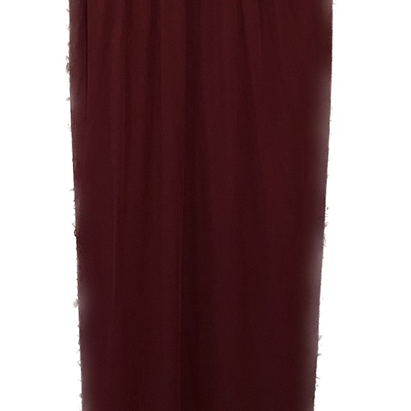 NWT City Triangles Maroon Beaded Maxi Dress Size 9 - Picture 4 of 6